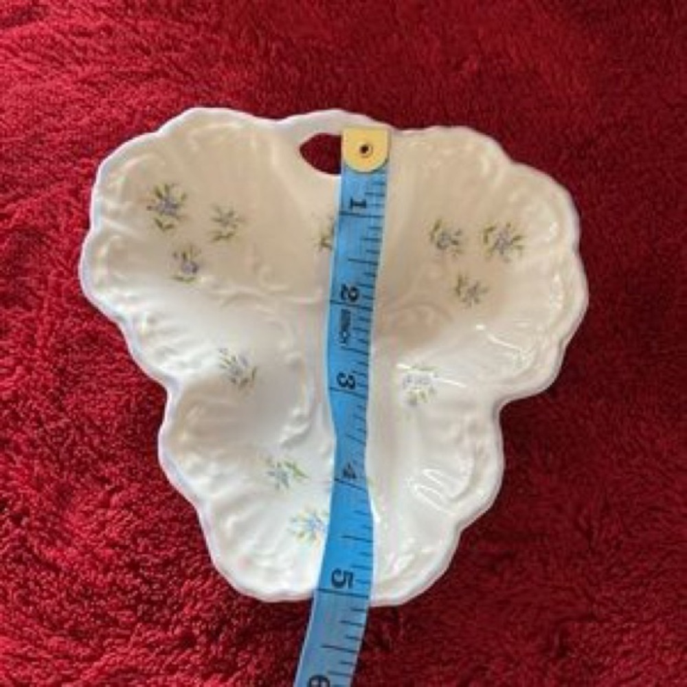 White Floral Porcelain Divided Serving Dish - Picture 5 of 5